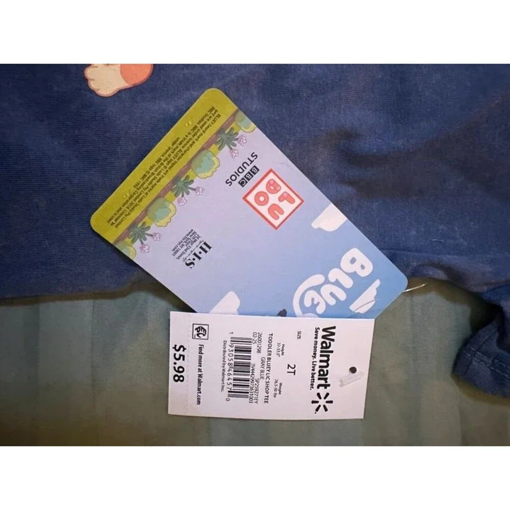 Bluey Toddler T-Shirt – Size 2T – New With Tags